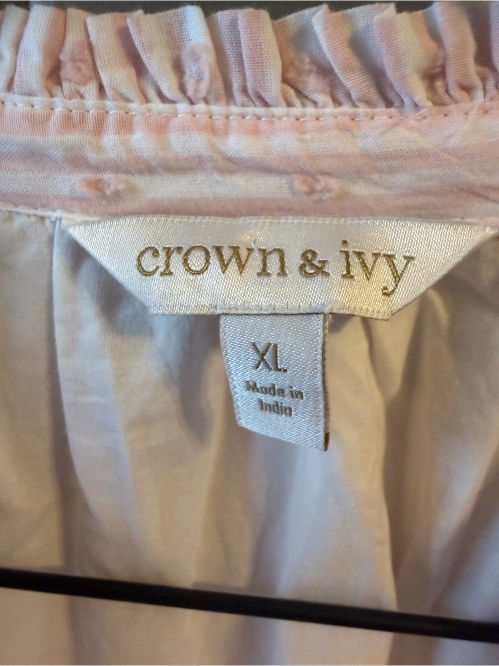 crown & ivy Light Pink Striped Tiered Maxi Dress - Picture 7 of 11